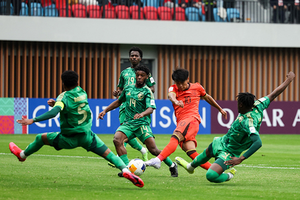 上半年国家青年联盟的沙特阿拉伯0-0 王尤东(Wang Yudong)仅错过了机会